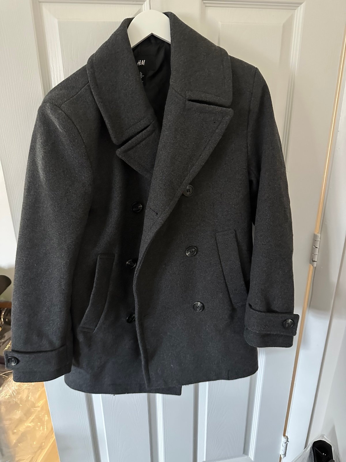 Dark Gray Pea Coat