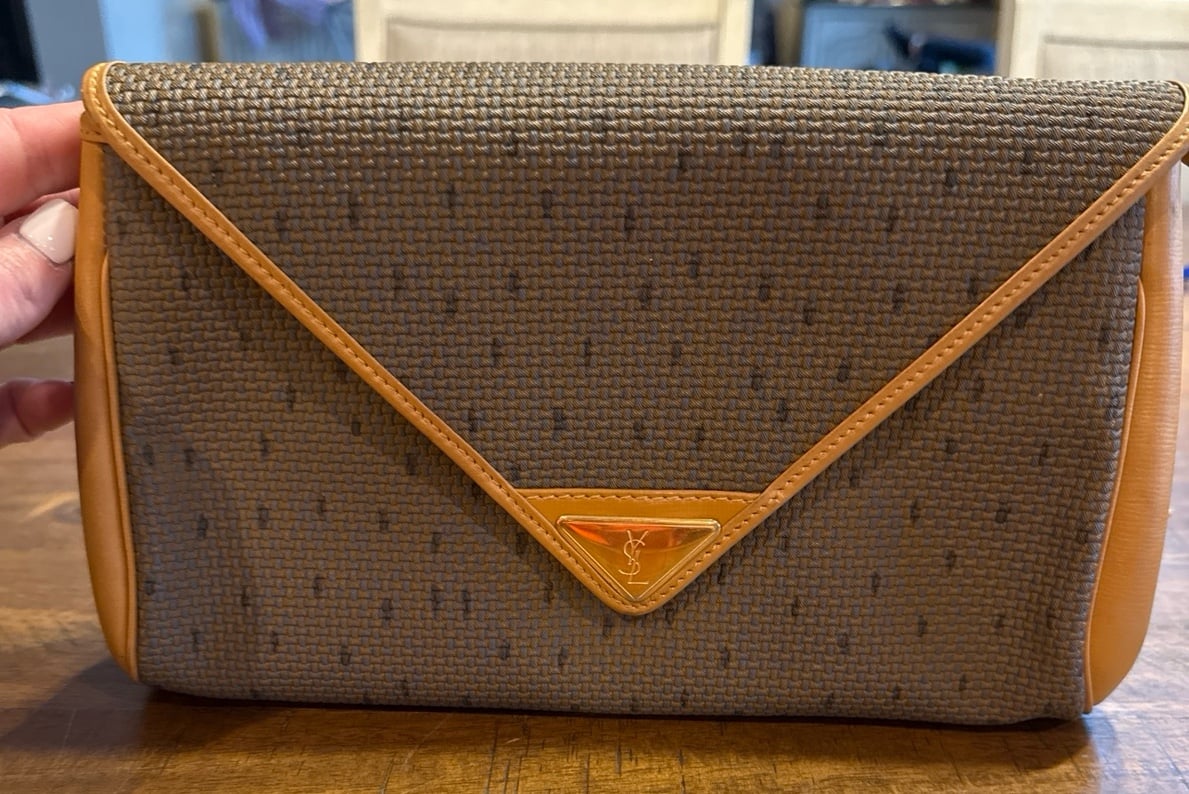 Vintage YSL clutch