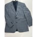 Jos A Bank Men's Silk Linen Blend 2 Button Sport Coat Blazer Blue Plaid Sz 42R