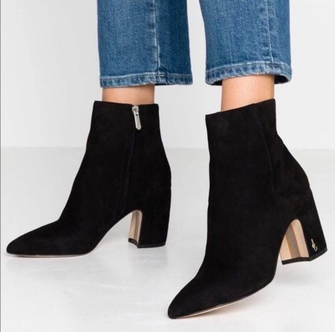 BalaMasa Womens Casual Pointed-Toe Slip-Resistant Suede Boots ABL10139 BalaMasa Womens Casual Pointed-Toe Slip-Resistant Suede Boots ABL10139