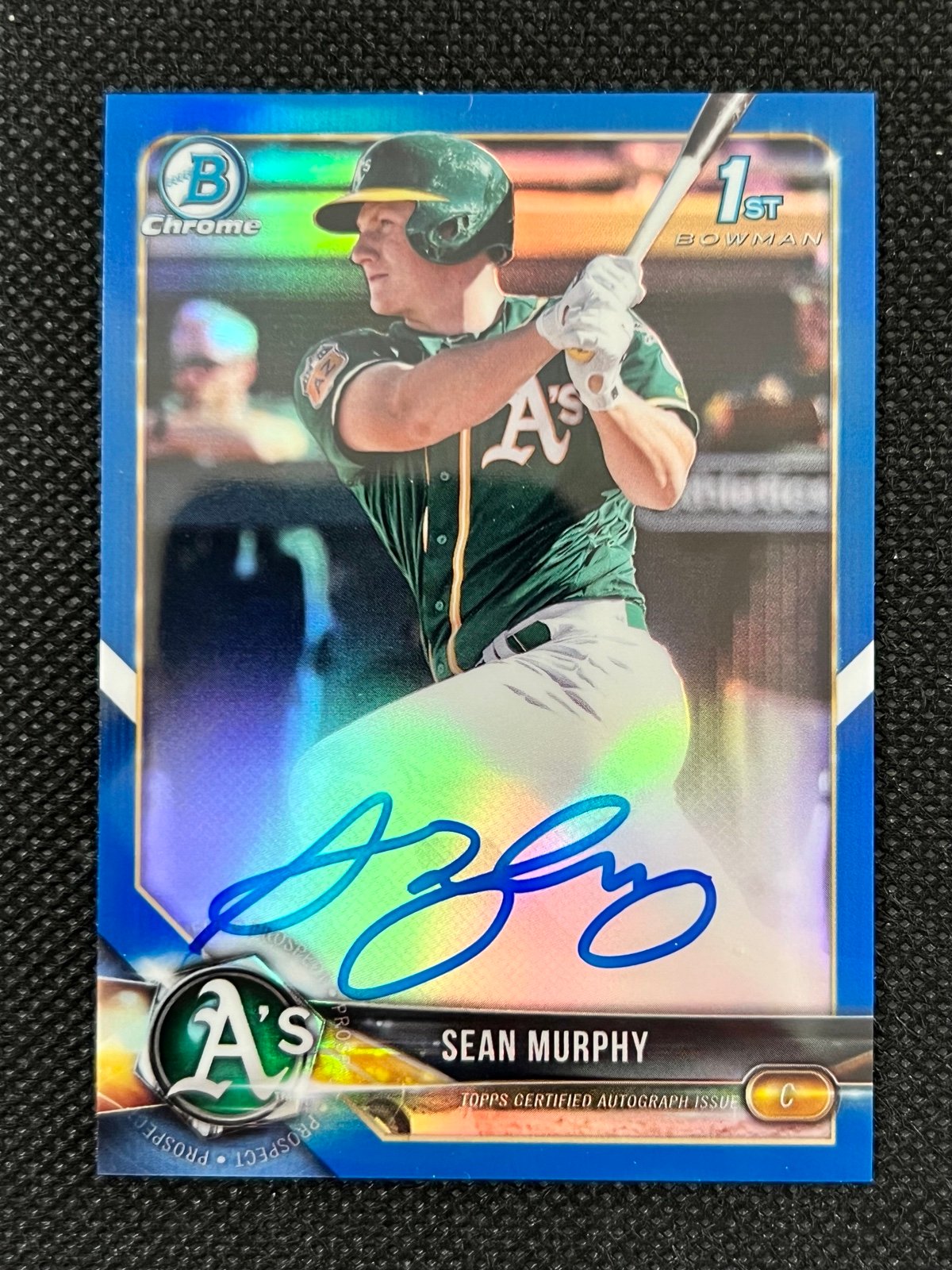 2018 Bowman Chrome Sean Murphy Blue Refractor 1st Prospect Autograph Auto /150