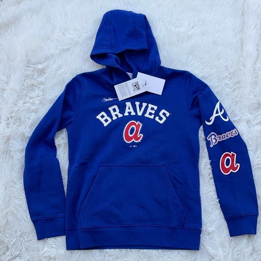 Nike Atlanta Braves Youth MED Cooperstown Hoodie