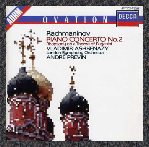 Rachmaninov - Vladimir Ashkenazy - Piano Concerto No.2 / Paganini Variations CD
