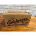 RARE Edelweiss Beer Carboard Box Case for 12 Cone Top Beer Cans IRTP Chicago