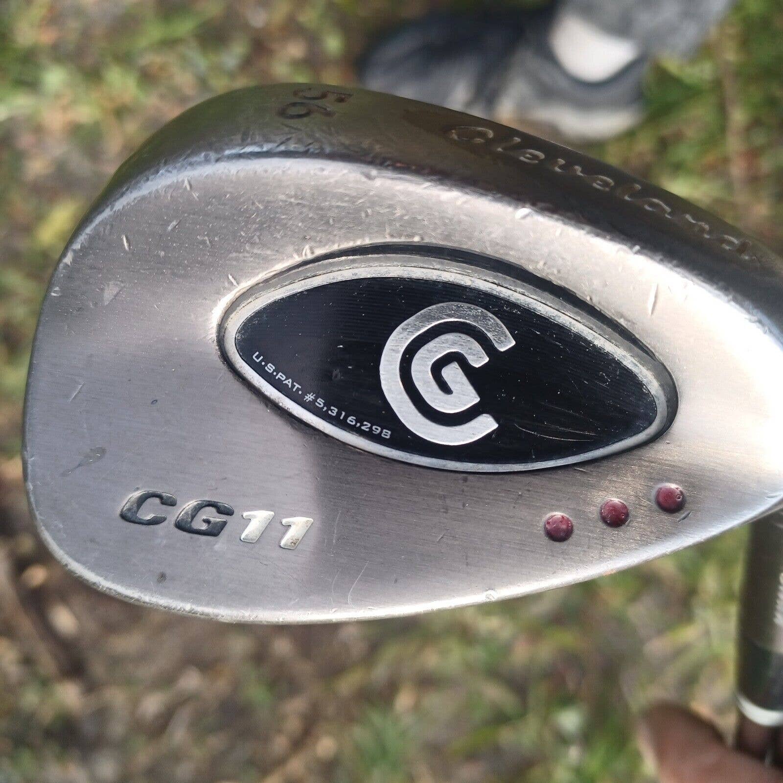 Cleveland CG11 Black Pearl Sand Wedge SW 56* Wedge Steel Mens RH -36.5 inches