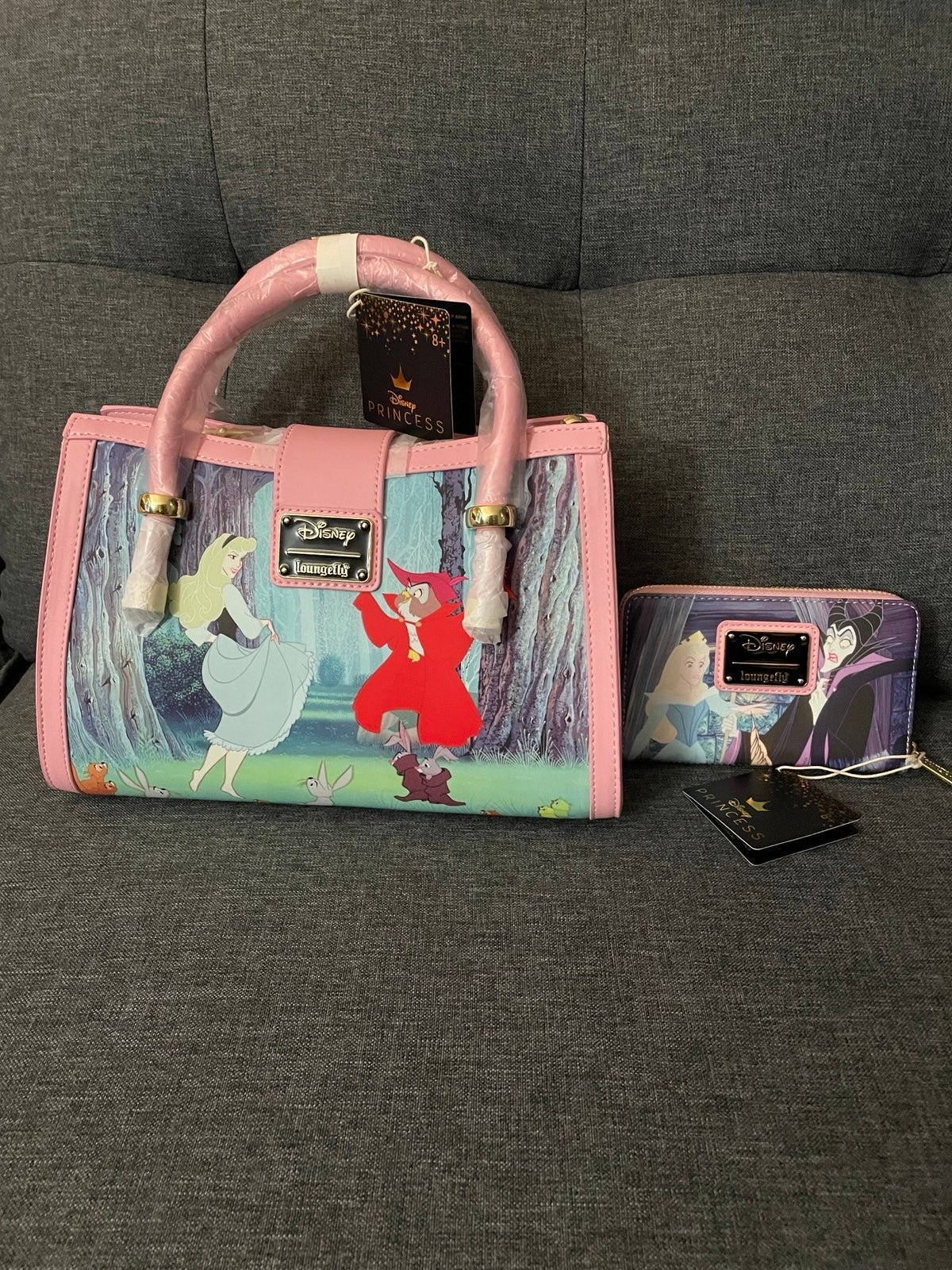 Loungefly Disney Sleeping Beauty Crossbody Purse with Wallet