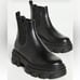 Sam Edelman Daelyn Lug-Sole Leather Boots Women's Size 8.5 Chunky Grunge Chelsea