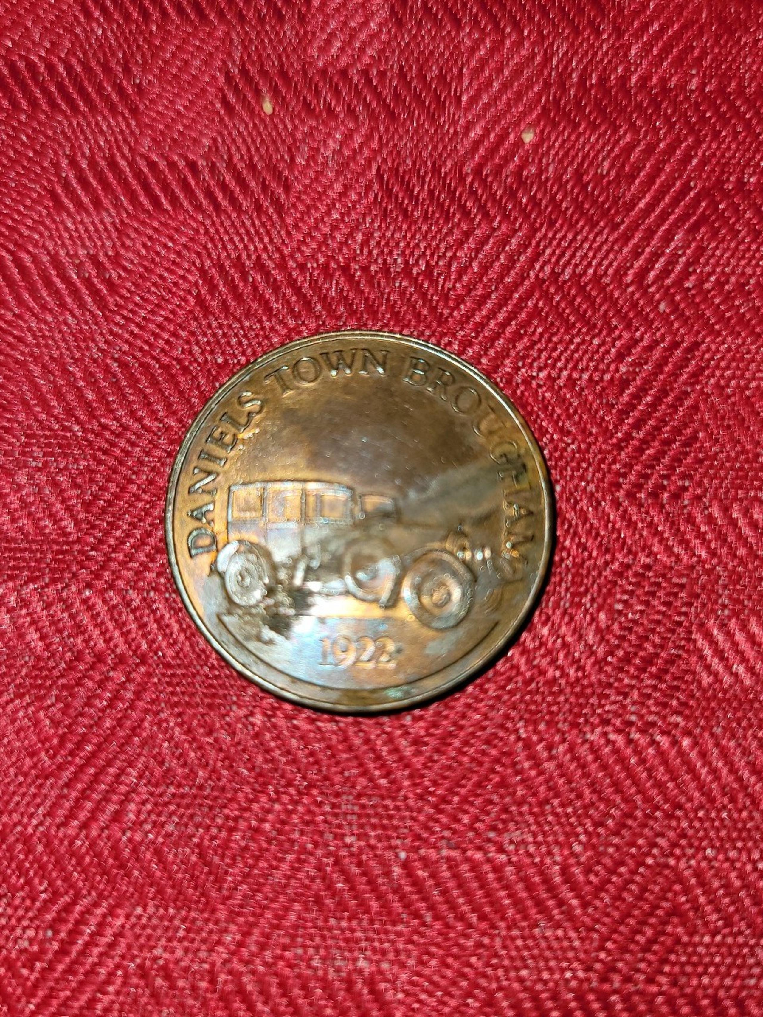 Daniels Town antique car Coin