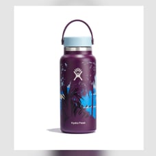 Hydro Flask Limited Edition 32oz Wide Mouth Kailah Ogawa Eggplant Color