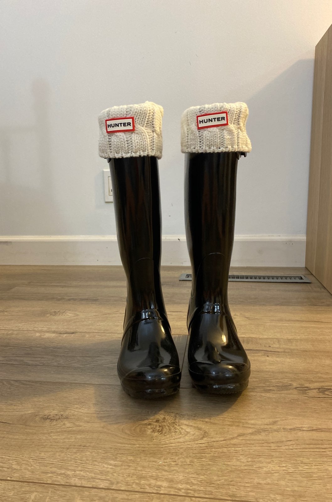 Hunter boots+boot socks!