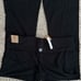 VS PINK Black Foldover Flare Leggings XXL/Short