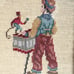 Framed Needlepoint Picture Boy with the Monkey 11