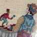 Framed Needlepoint Picture Boy with the Monkey 11
