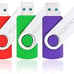 KOOTION 5 Pack 32GB USB 3.0 Flash Drives Swivel Flash Drive 3.0 Th