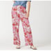 NWT JCREW Womens Size12/Large Relaxed pant in paisley COLOR PINK RUST