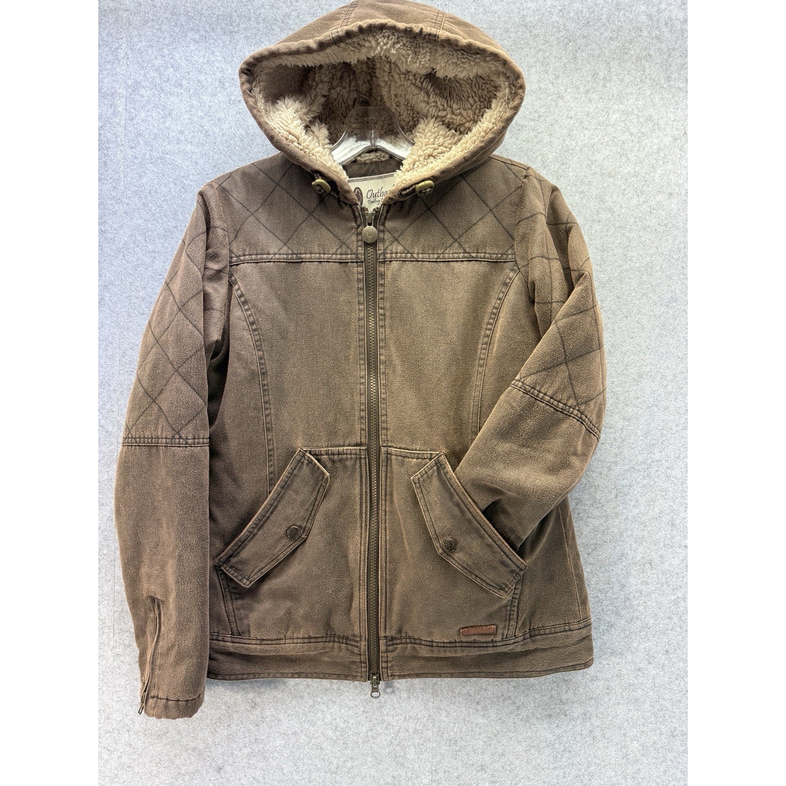 WOMENS Outback Trading Company HEIDI CANYONLAND JACKET brown Small MSRP 189