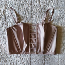 Victoria Secret Leather Lingerie Bra