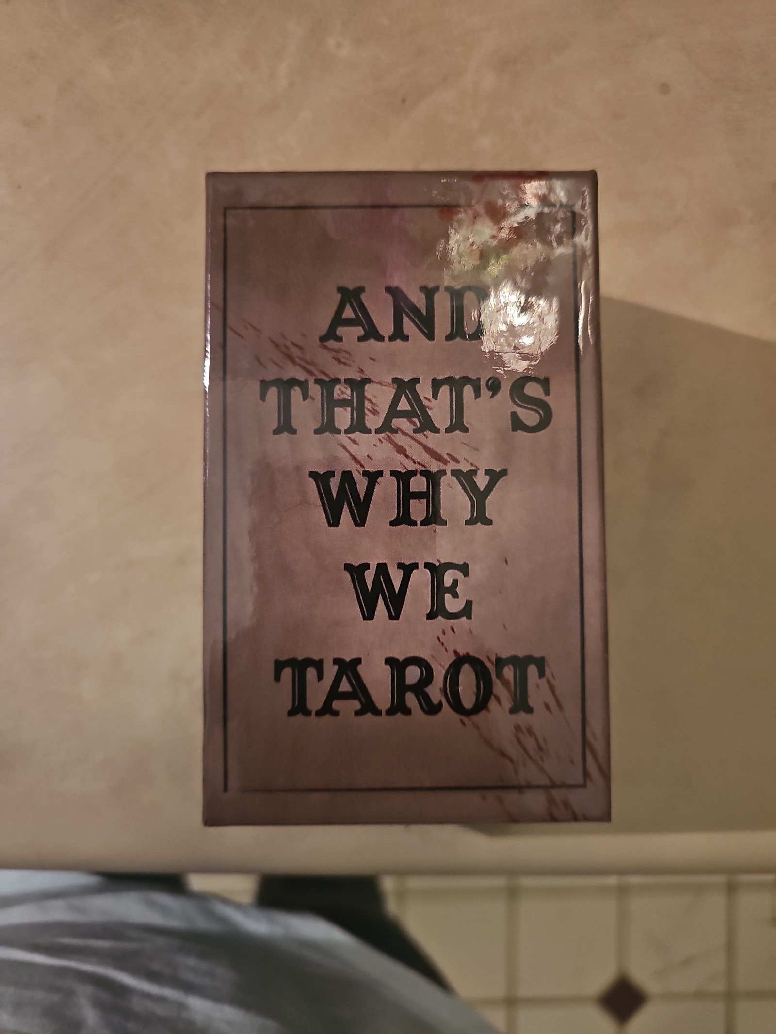 ATWWD And that's why we Tarot set