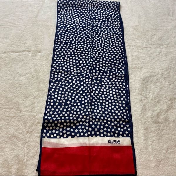 Bill Blass Red, White And Blue Scarf
