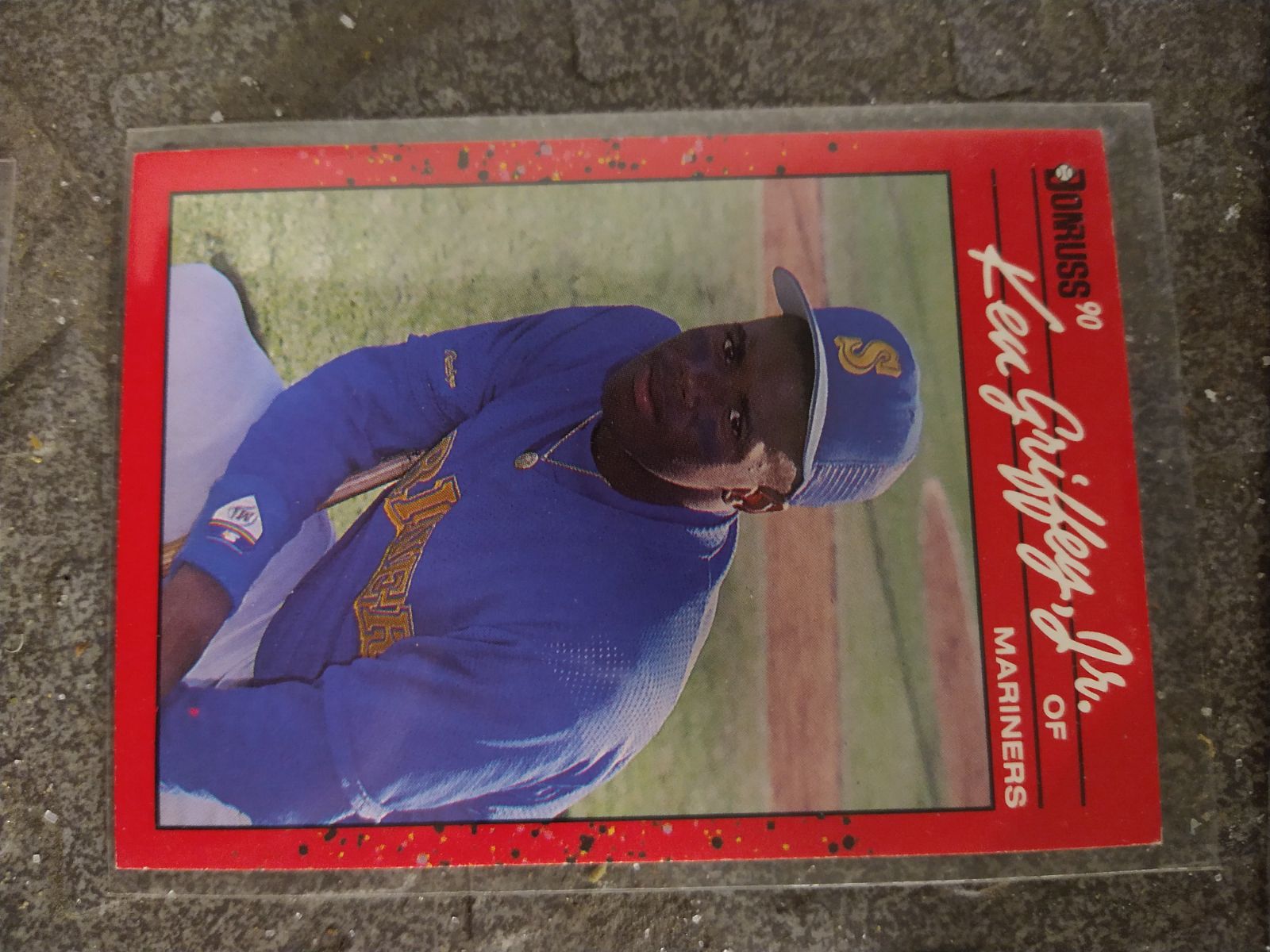 Ken Griffey 90 Donruss error card