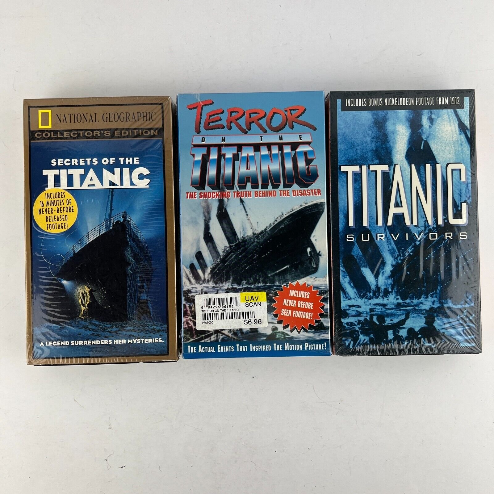 Titanic Truths, Secrets, Survivors VHS Video Tape Lot #1