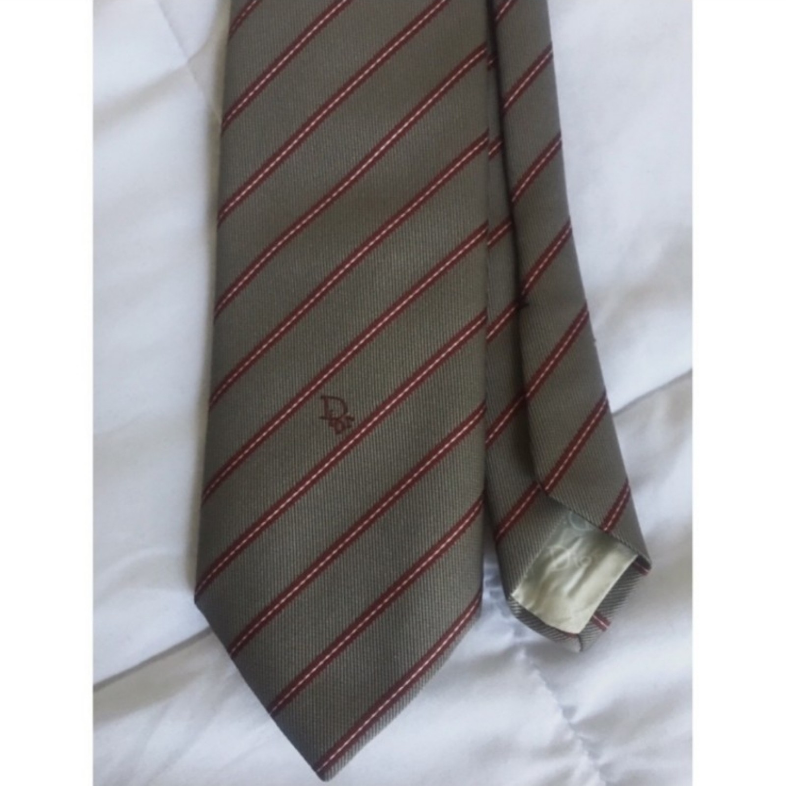 Regency Stripe Logo Tie