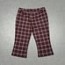 Early 2000s Dolce & Gabbana wool plaid pantalone