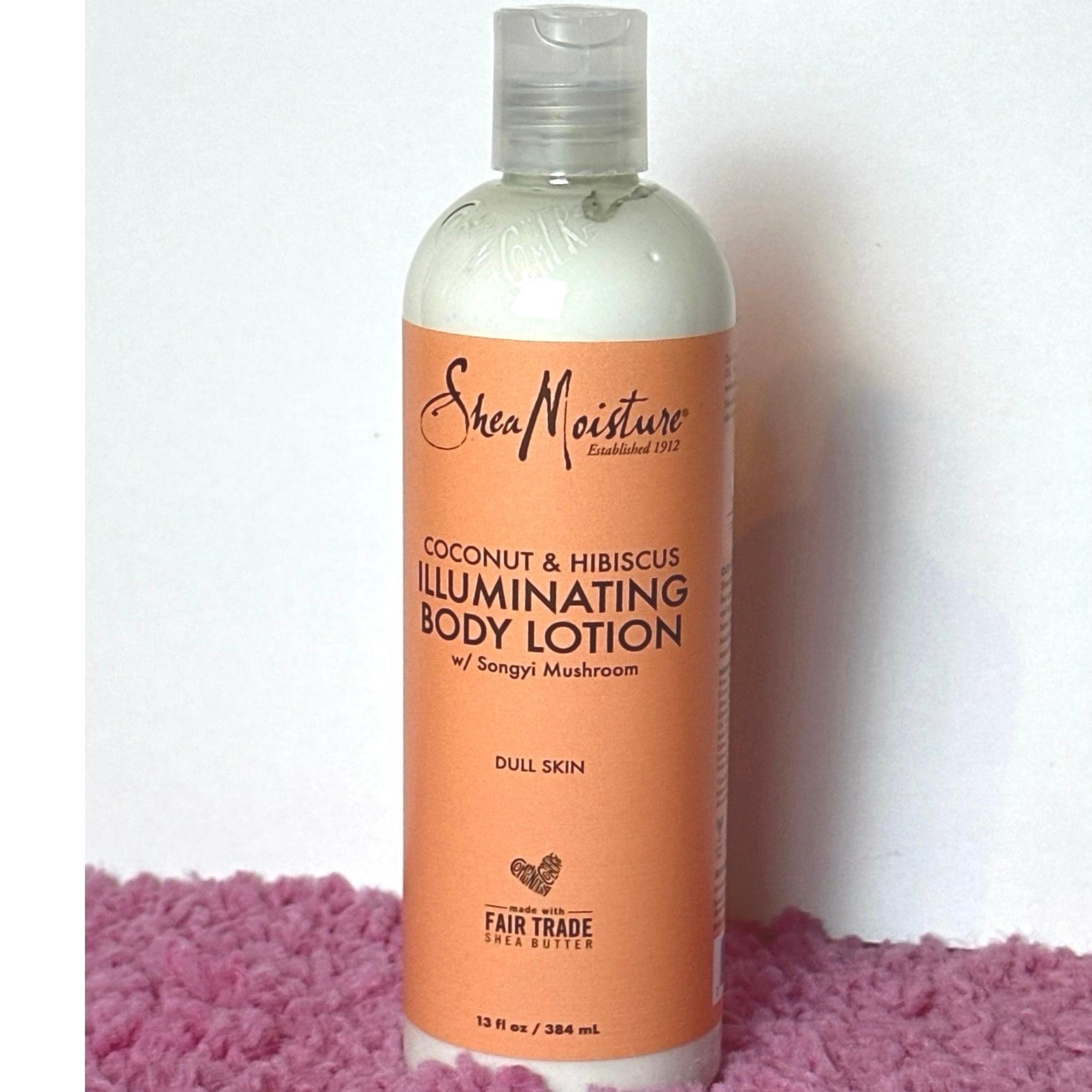 Shea Moisture Coconut Hibiscus Illuminating Body Lotion Songyi Mushroom 13 FL OZ