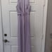 David's Bridal Lace Halter Bridesmaid Dr