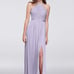 David's Bridal Lace Halter Bridesmaid Dr