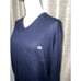 Lacoste men's v-neck navy blue sweater size 4XL