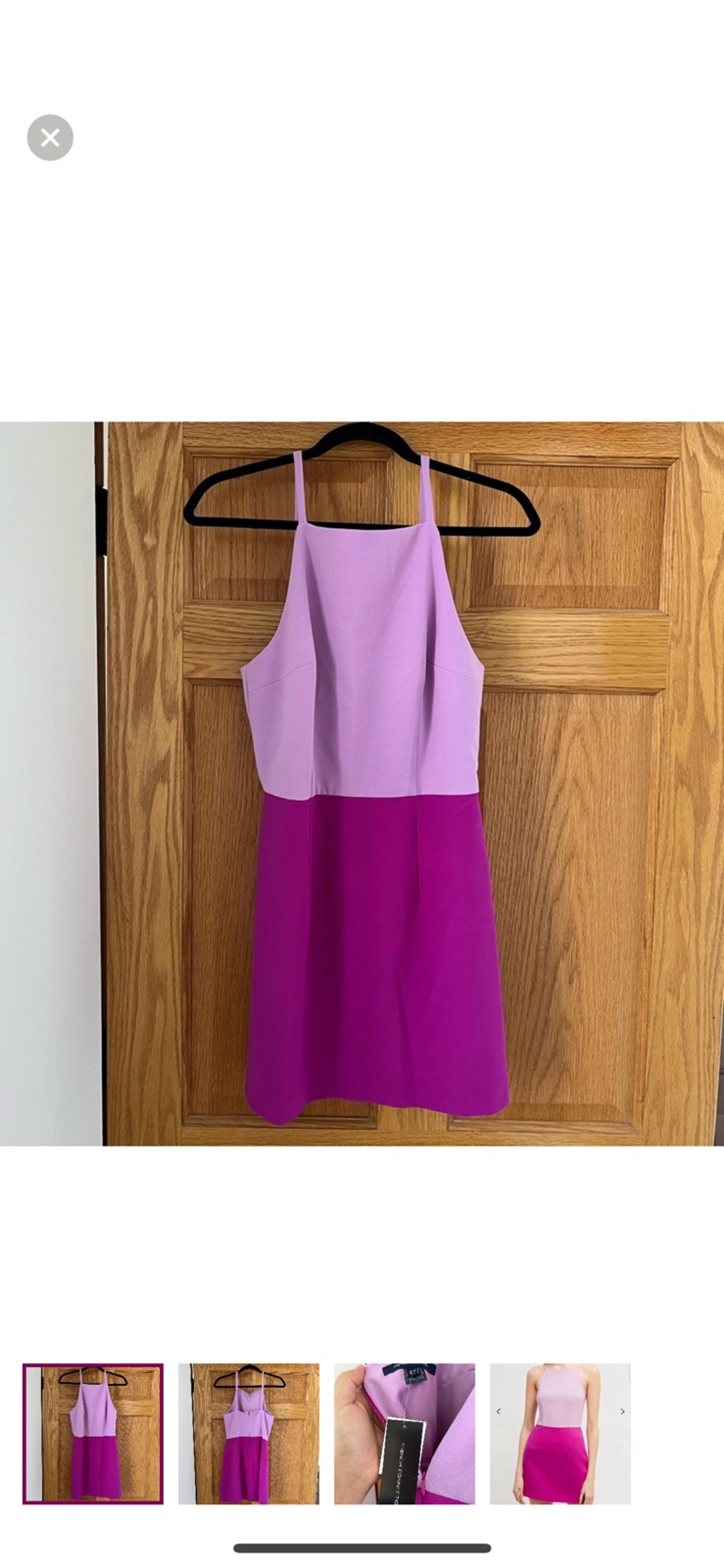 NWT french connection color block dress