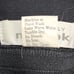 Vintage Misook Skirt Size L Black Pull On Straight Side Slit Stretch Acrylic
