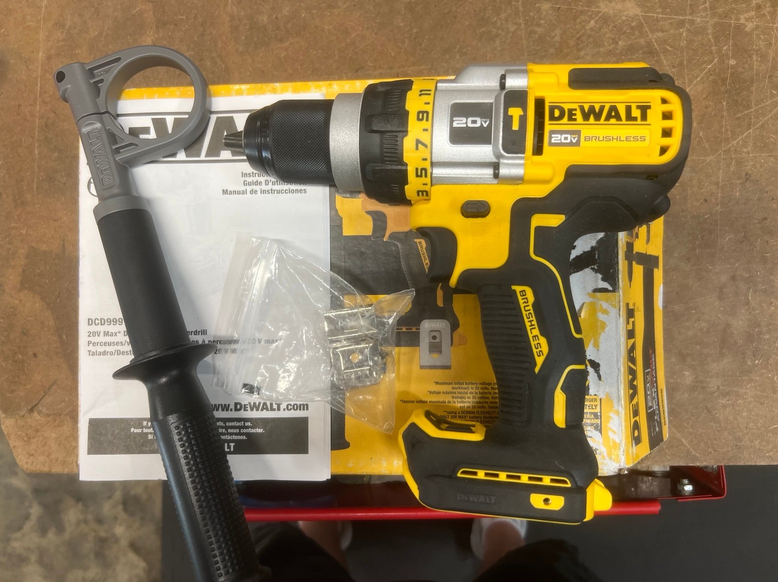 DEWALT 20V MAX Brushless Cordless 1/2 in. Hammer Drill/Driver with FLEXVOLT