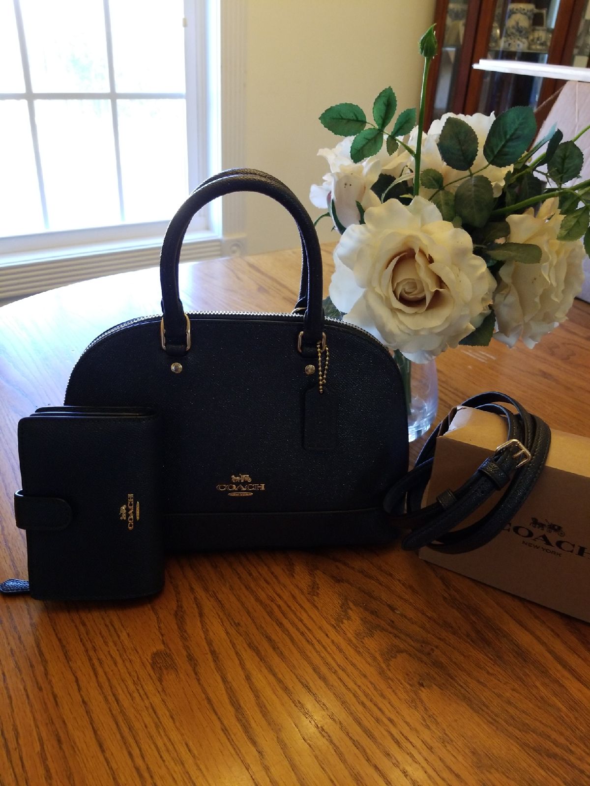Coach Purse and Wallet Set