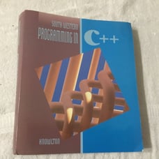 Programming in C++ knowlton first edition
