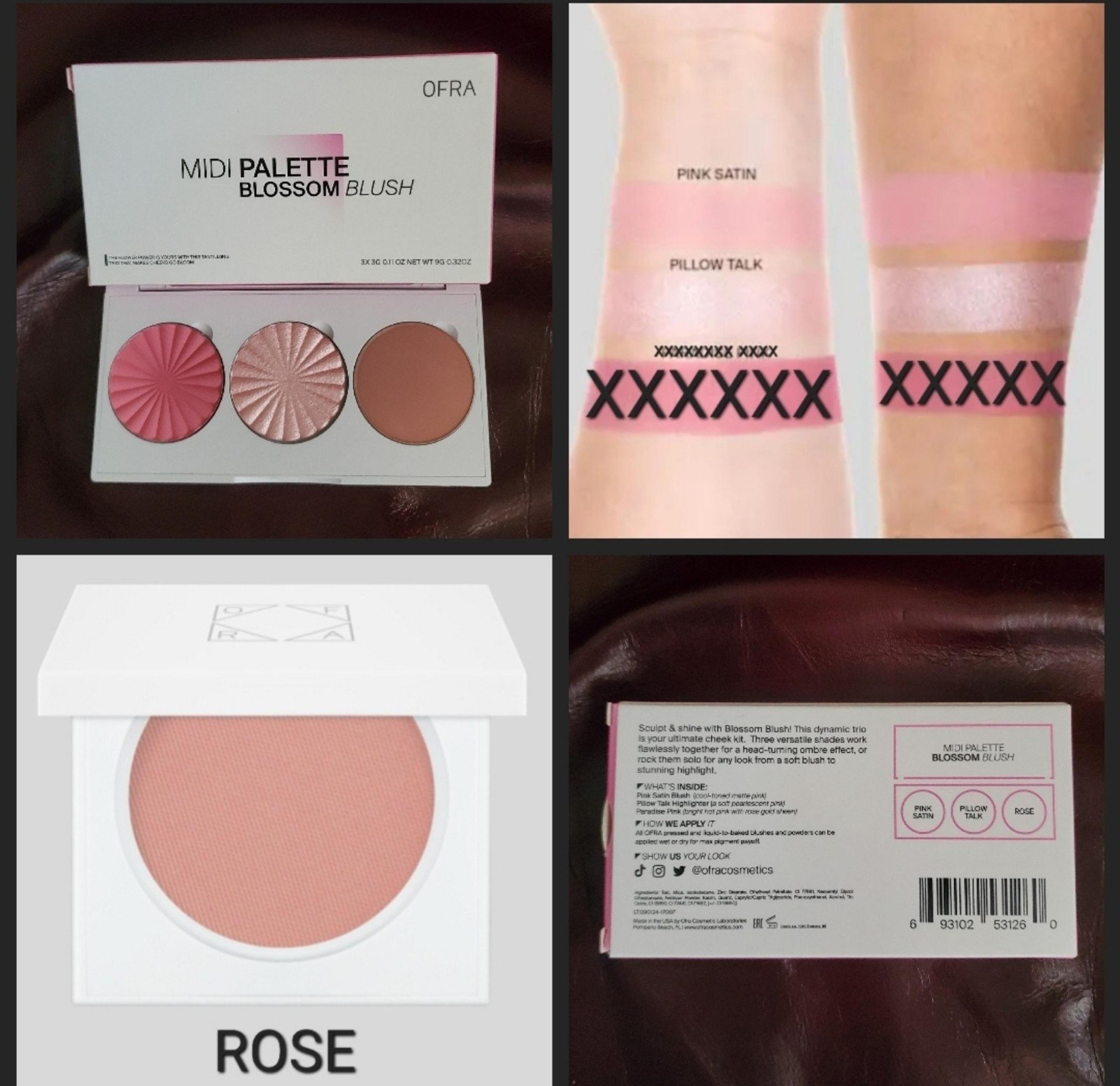 OFRA Blossom Blush Palette, ROSE Substituted, READ!