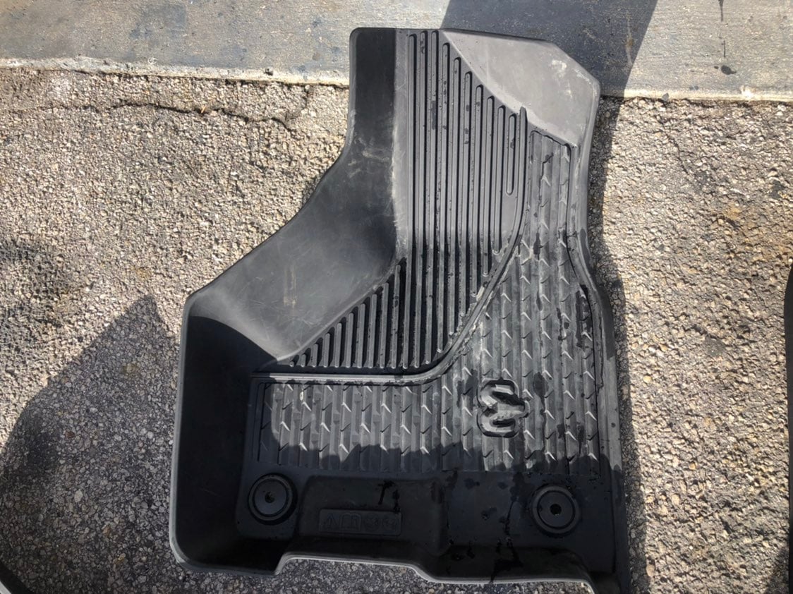 Rubber floor mats