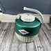 Vintage Coleman 1 Gallon Metal & Plastic Water Cooler Jug w/Cup Swing Handle
