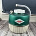Vintage Coleman 1 Gallon Metal & Plastic Water Cooler Jug w/Cup Swing Handle