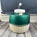 Vintage Coleman 1 Gallon Metal & Plastic Water Cooler Jug w/Cup Swing Handle