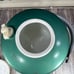 Vintage Coleman 1 Gallon Metal & Plastic Water Cooler Jug w/Cup Swing Handle