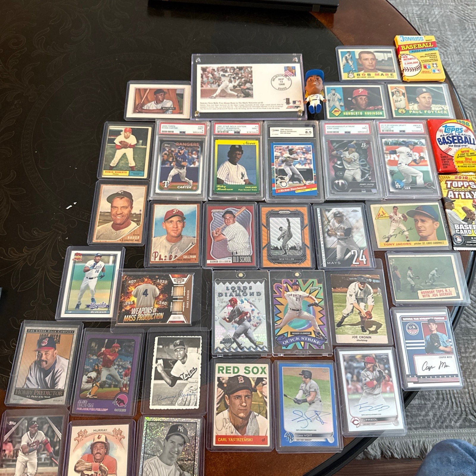 Lot Of Rare Graded Baseball Cards, Autos, Vintage, Relics, Sealed Packs, Holos,