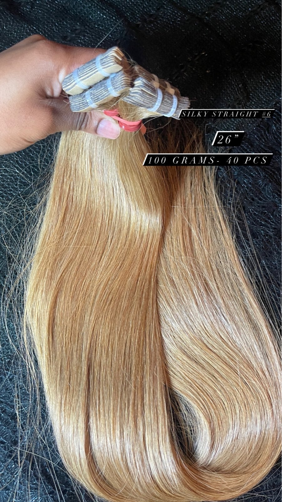 Tape-ins Silky Straight 26 100grams #6