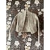Vince Women's Heather Oatmeal Ribbed Cropped Alpaca Open Front Cardigan Size XS