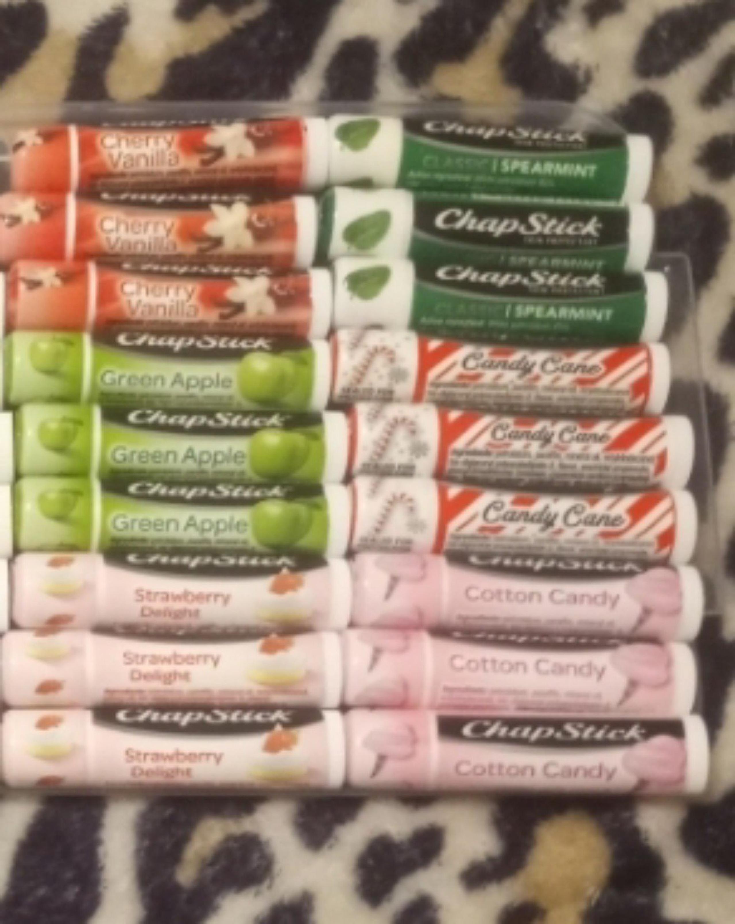 ×18 Limited Edition Chapstick Flavored Lip Balm Fan Fav & Holiday Collections