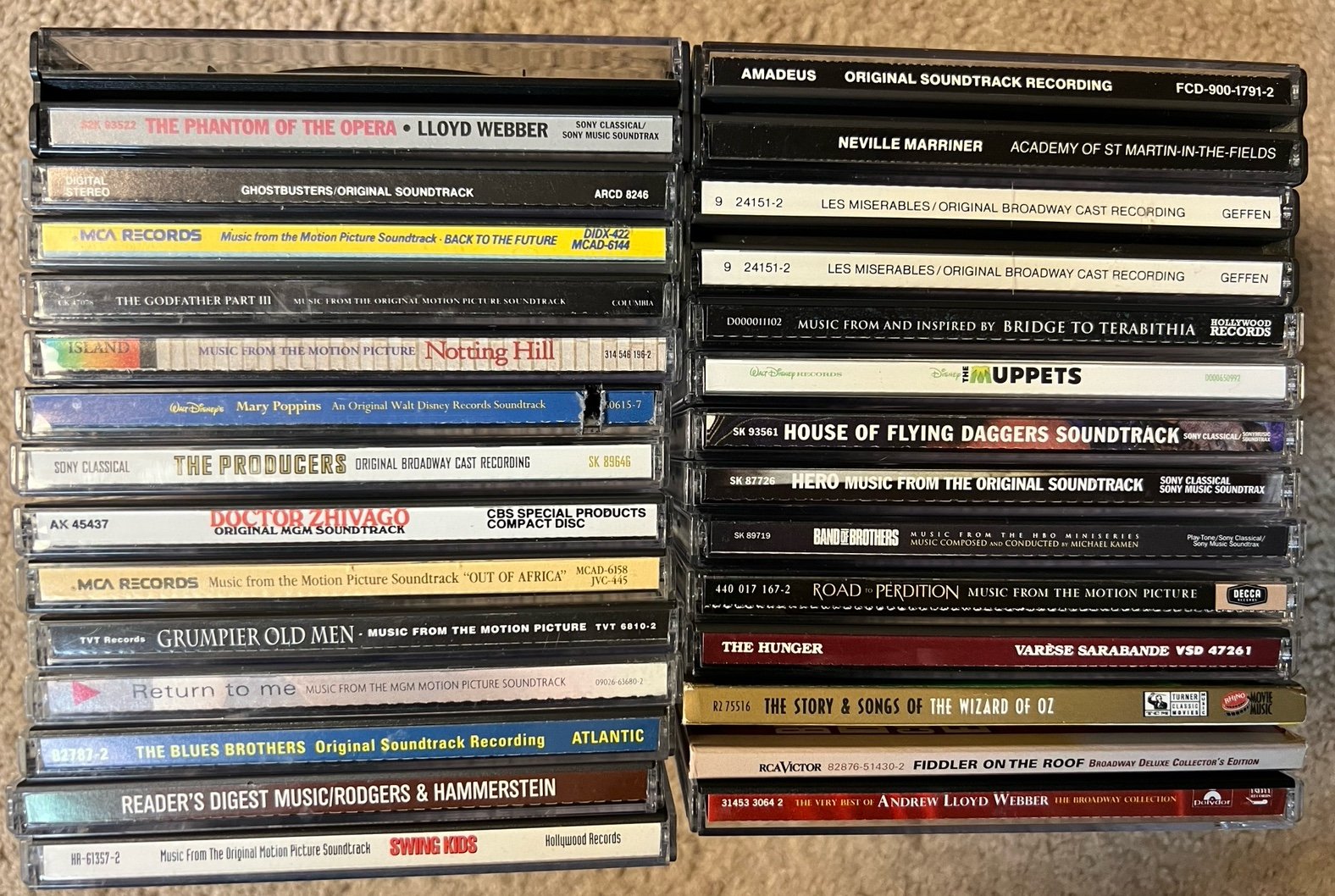 Cd Lot Of Soundtracks & Show tunes & Related 26 Titles 29