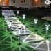 Solar Outdoor Lights, 10 Pack Waterproof Stainless Steel Solar Stake Lights