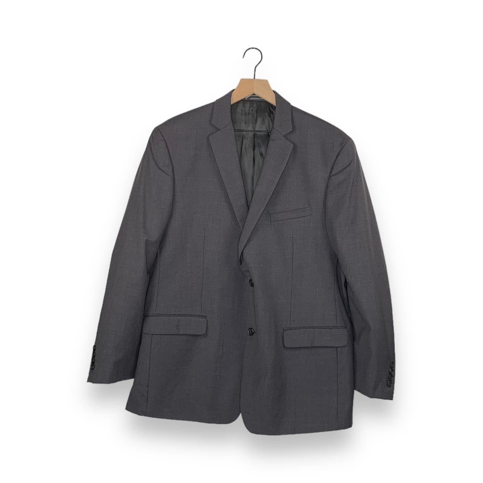 Michael Kors Gray 100% Wool Two Button Sports Coat Jacket Blazer