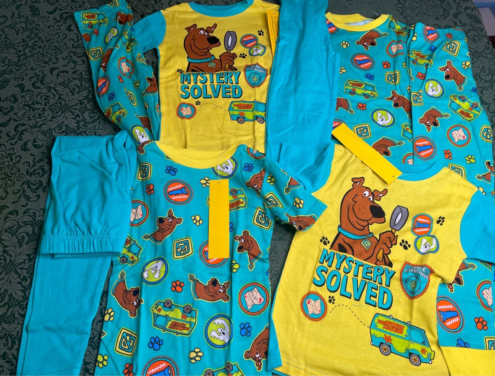 NWT TWIN 8 girls boys scooby doo pajamas